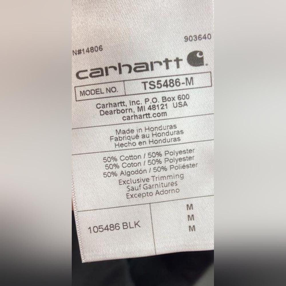 Carhartt Midweight Camo Logo Graphic Sweatshirt Size M Like New MSRP $59.99 - Picture 6 of 6